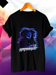 Waveshaper альбом логотип Synthwave электронный Мужская футболка повседневные футболки с круглым вырезом черный для женщин