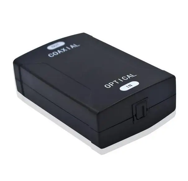 

Toslink Optical to Coaxial Digital Audio Converter Coaxial Digital Audio Output to Optical Input with DVD PS4 Xbox to Amplifier