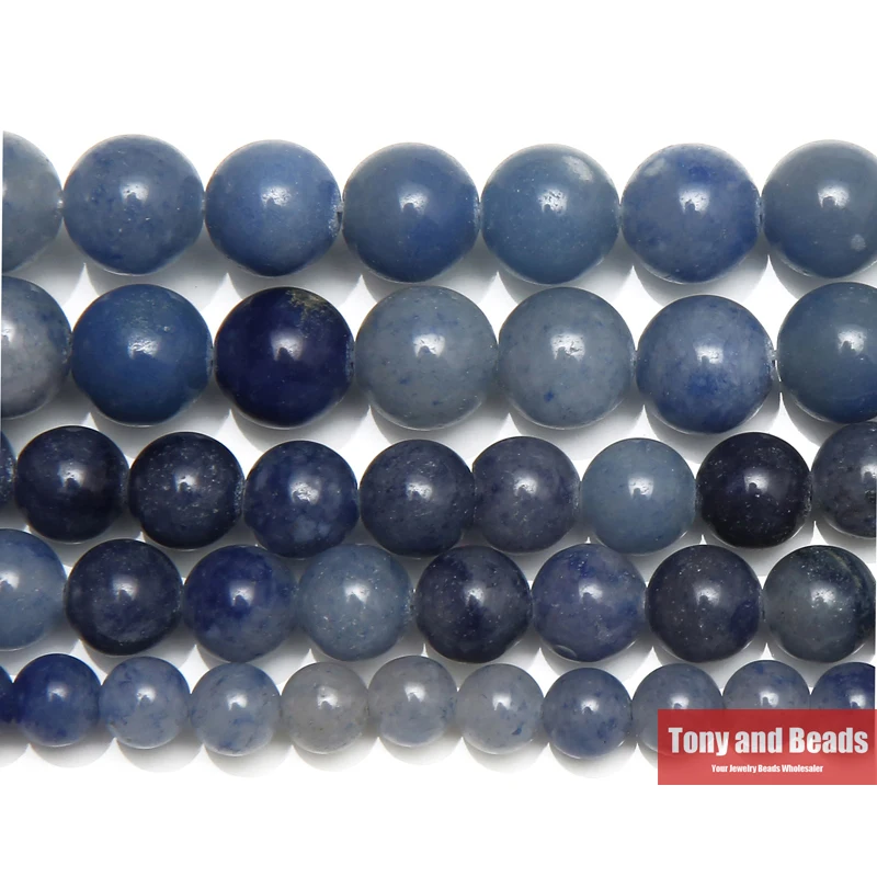 

Free Shipping Natural Stone Blue Aventurine Round Beads 15" Strand 3 4 6 8 10 12MM Pick Size For Jewelry Making No.AB15