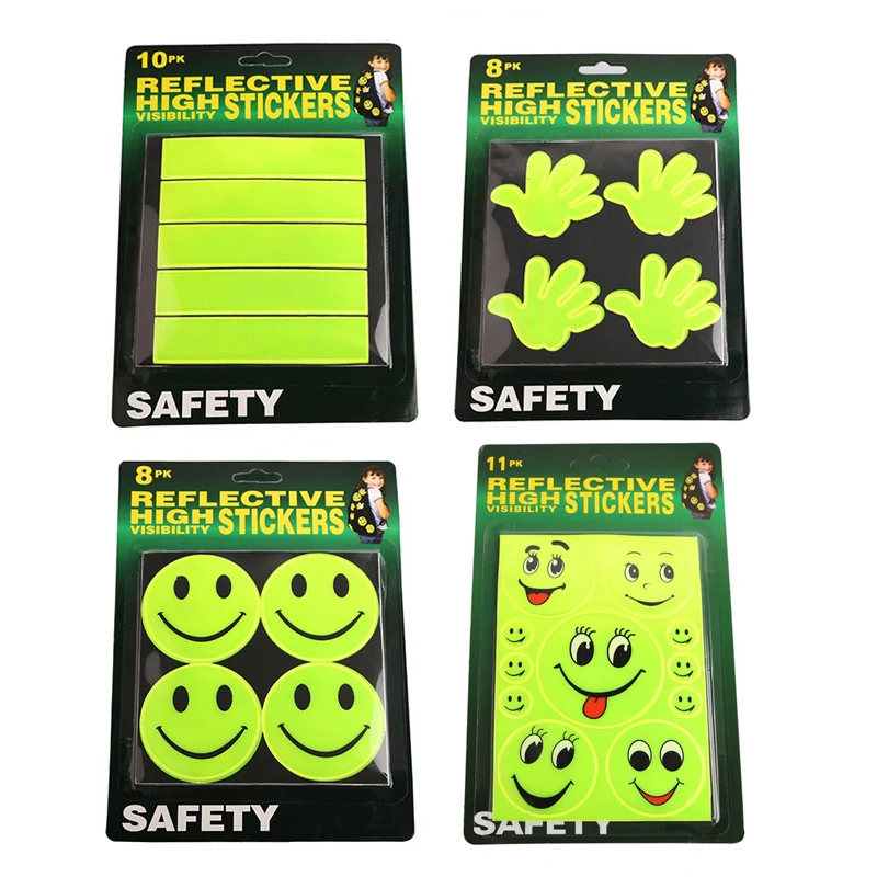 

REXWAY Outdoor Safe Reflective Cycling Stickers Bike Reflector Decal Bicycle Night Cycling Safety Reflective Stickers Tape Patch