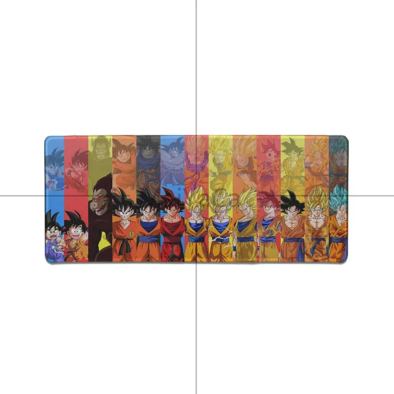 Maiyaca Dragon Ball Z Unique Desktop Pad Game Mousepad Gaming Mouse Pad Gamer Game Mouse pad Anime Mousepad mat Speed Version - Цвет: Lock Edge 30X70cm