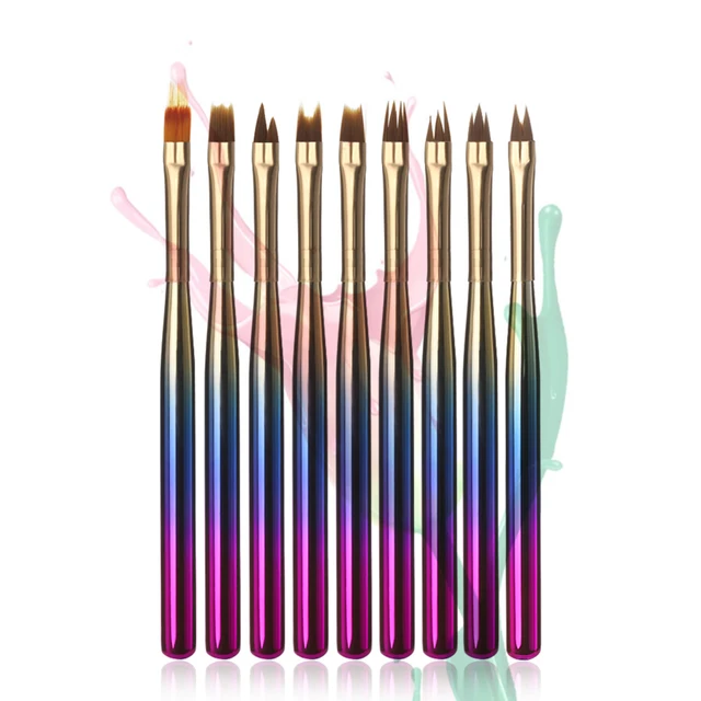 1Pcs DIY Gradient Liner Paint Fan Brush French Painting Pen UV Gel Floral Drawing Brush Gradual Handle Nail Art Manicure Pen-in Nail Brushes from ... 1Pcs DIY Gradient Liner Paint Fan Brush French Painting Pen UV Gel Floral Drawing Brush Gradual Handle Nail Art Manicure Pen-in Nail Brushes from ...