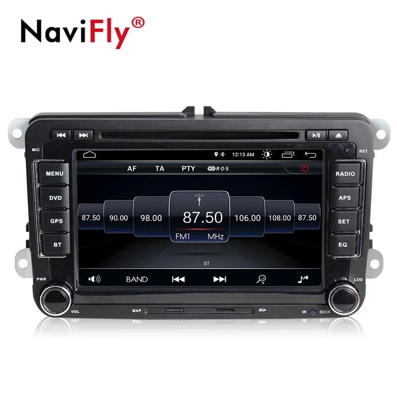 2 Din четырехъядерный Android 9 автомобильный dvd-плеер для VW Skoda POLO GOLF 5 6 PASSAT CC TIGUAN TOURAN Fabia Caddy