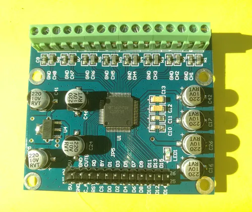 

ADS8578 high speed 14Bit 8 channel synchronous ADC module bipolar sampling rate 200K industrial grade