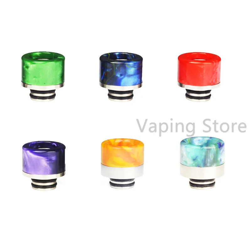 

510 Drip Tip Delrin Wide Bore Mouthpiece with SS Base for Eleaf Melo 4/Kylin Mini/OFRF Gear RTA/Uwell Valyrian