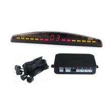 Car Auto Parktronic LED Parking Sensor With 4 Sensors Reverse Backup Car Parking Radar Monitor Detector System Backlight Display