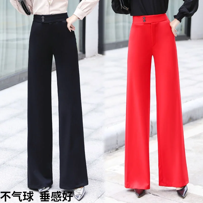 High Waist Long Trousers Women 