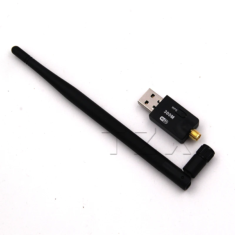 USB мини беспроводной 300 Мбит/с сетевой адаптер LAN Карта WIFI 802.11n/g/b 5dBi PCB антенна для