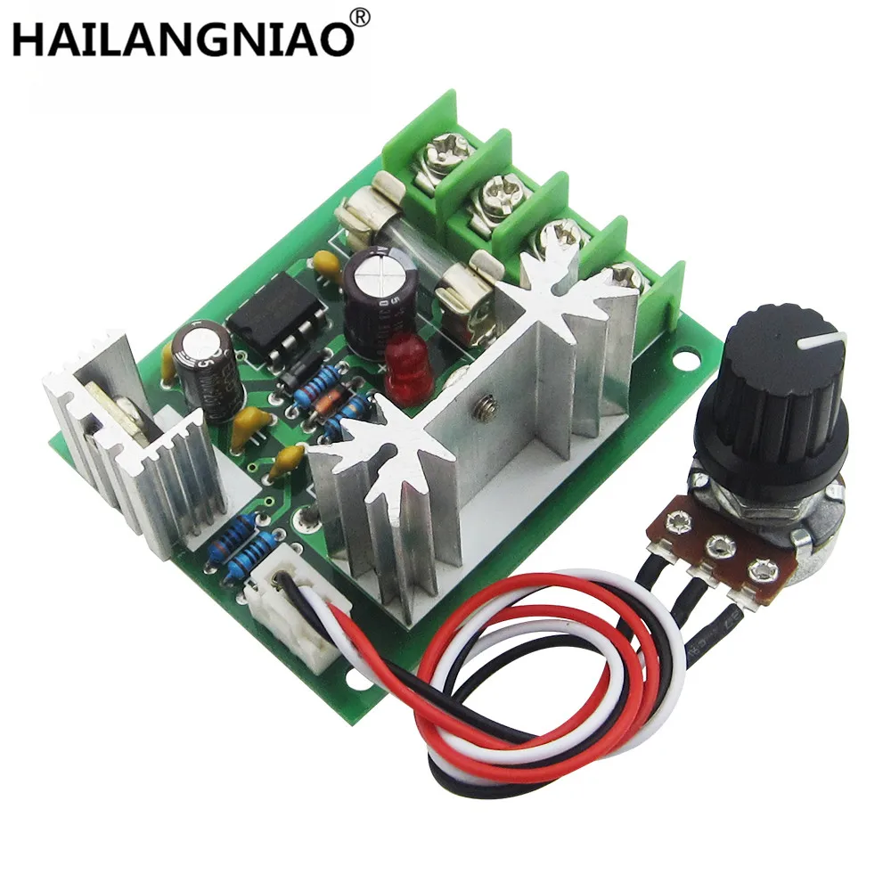 

CCM5 Hi-Q Pulse Width PWM DC Motor Speed Controller 12V24V30V 120W Universal Controller Switch With Fuse