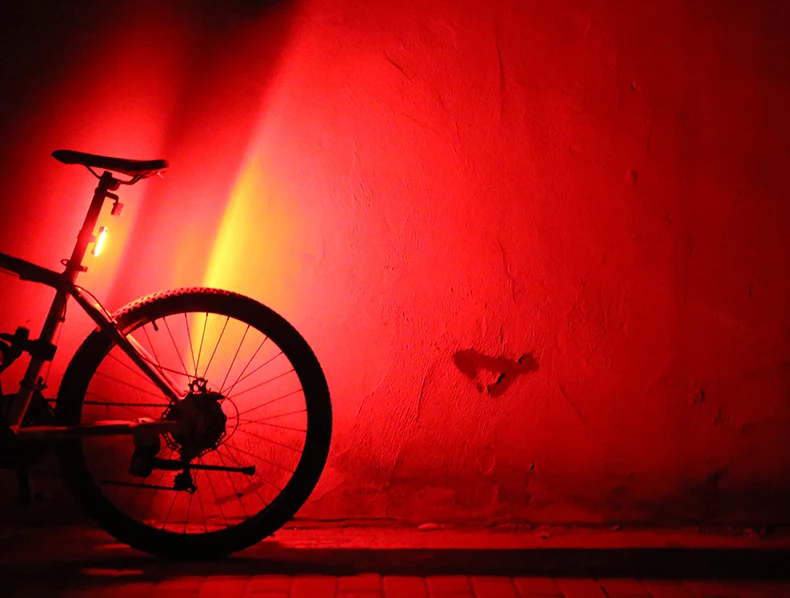 Best INBIKE New Bike Light Bicycle Tail Light USB Rechargeable Waterproof Cycling Taillights LED COB Warning Lights NX605 1