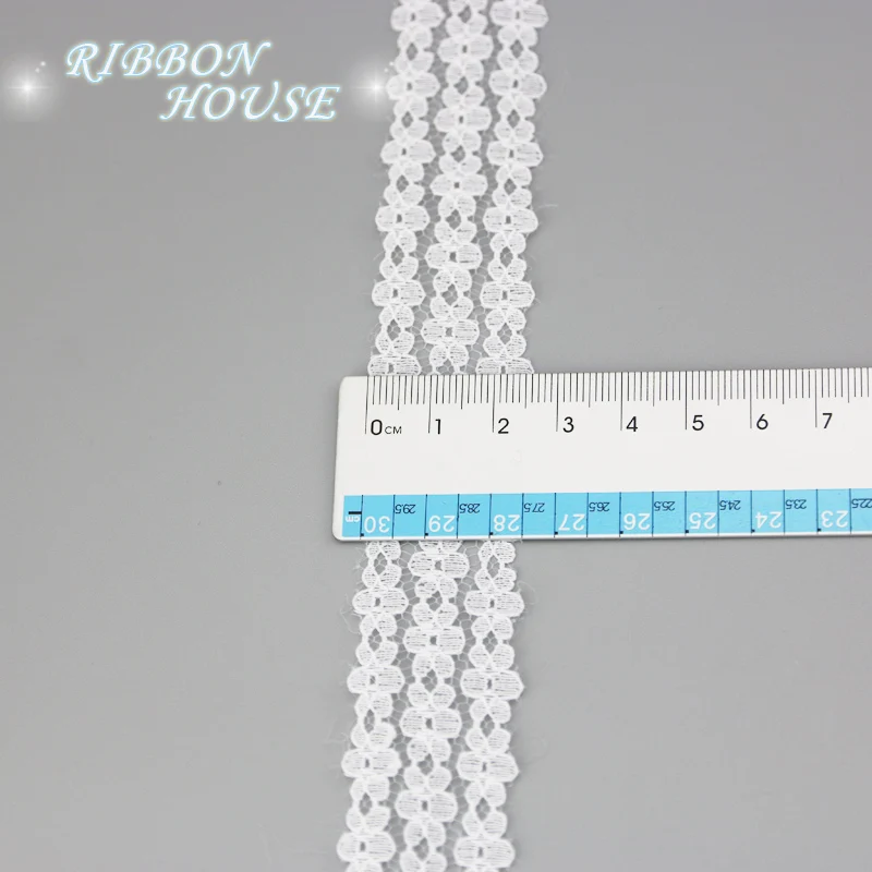 5 ярдов/рулон) 25 мм белая кружевная ткань тонкая лента для украшения любовь подарок упаковочный материал