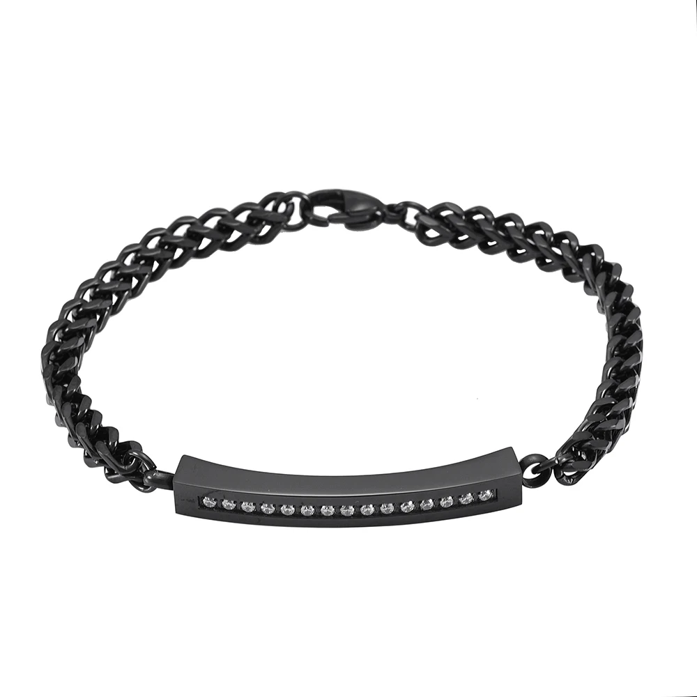 

IJB5027 Silver/Gold/Rose Gold/Black Stainless Steel Cremation Bracelet Ashes Holder Keepsake Jewelry with Free Funnel Kits