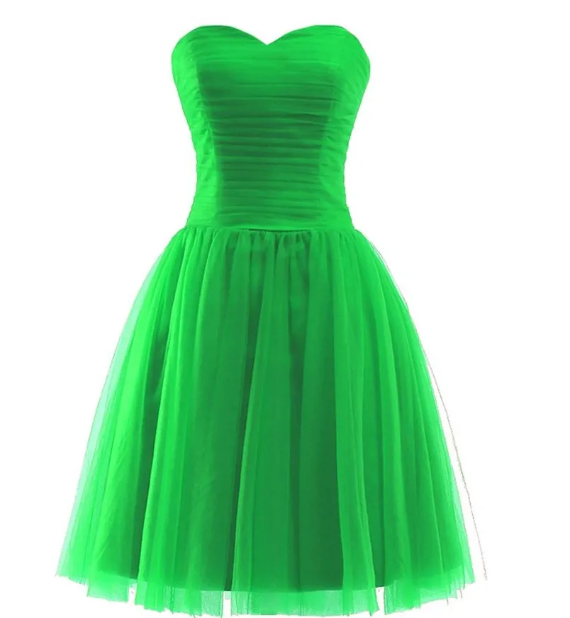 Бордовый Подружкам невесты Короткие с плеча Милая марсала Каберне bridemaid платье фрейлины Свадебная вечеринка платье - Цвет: Fluorescent green
