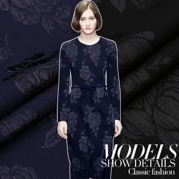 

Custom 140cm wide high-end jacquard fabric three-dimensional jagged jacquard fashion fabric full jacquard fabric full of cloth