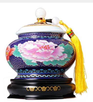 

Venta al por mayor viejos antiguos oficios raros rica caddy cloisonne de calidad regalo China wholesale factory Bronze Arts