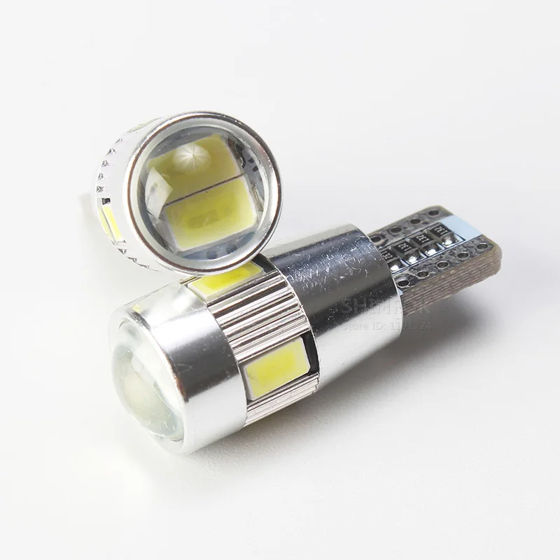 Светодиодный светильник для стайлинга автомобиля T10 Canbus 194 W5W 6 SMD 5630 светодиодный