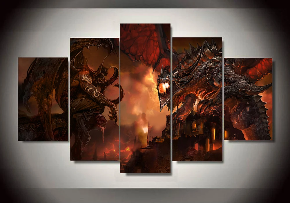World Of Warcraft Room Decor Home Decore Inspiration 2016 New Moive Poster World Of Warcraft Wall Stickers For Living Setting Rooms Decals Home Decor