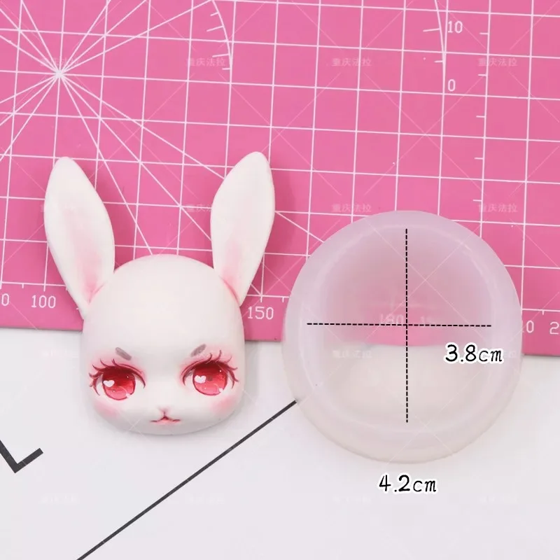 3D форма для головы куклы силиконовая глиняная BJD SD OB11 аксессуары сделай