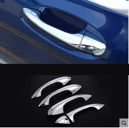 

5Pcs/set For Mercedes Benz W205 C Class C180l C200l GLC260 2015-2017 ABS Chrome Car Door Handle Cover Trim Sticker For LHD