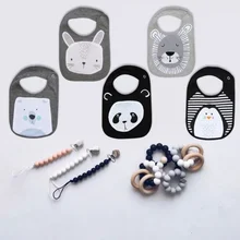 Для новорожденных детей нагрудники мультфильм Животные хлопок новорожденных девочек мальчиков шарф для малышей нагрудники для детей аксессуары для малышей