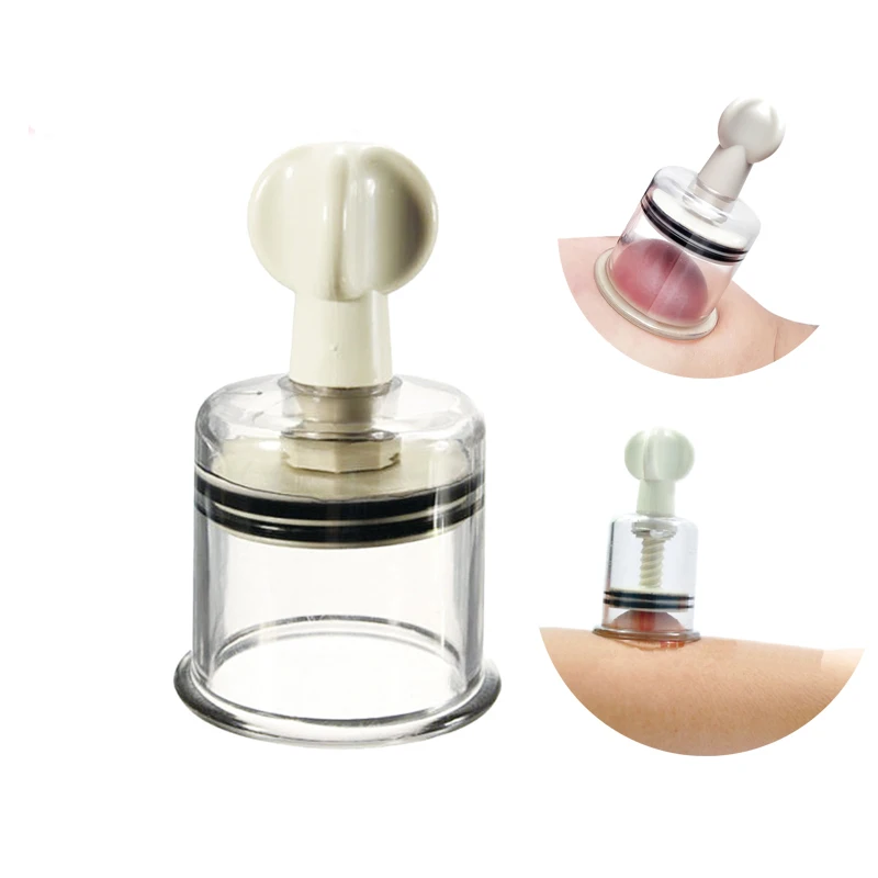 

1 Piece Twist Suction Cupping Cup Nipple Enhancer Massage Cans Vacuum Fetish Plastic Enlarger Suction Enlarger Body Massage Cups