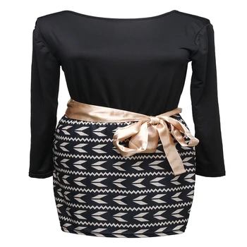 

Women Sexy Long Sleeve Bodycon Bandage Evening Party Dress Pencil