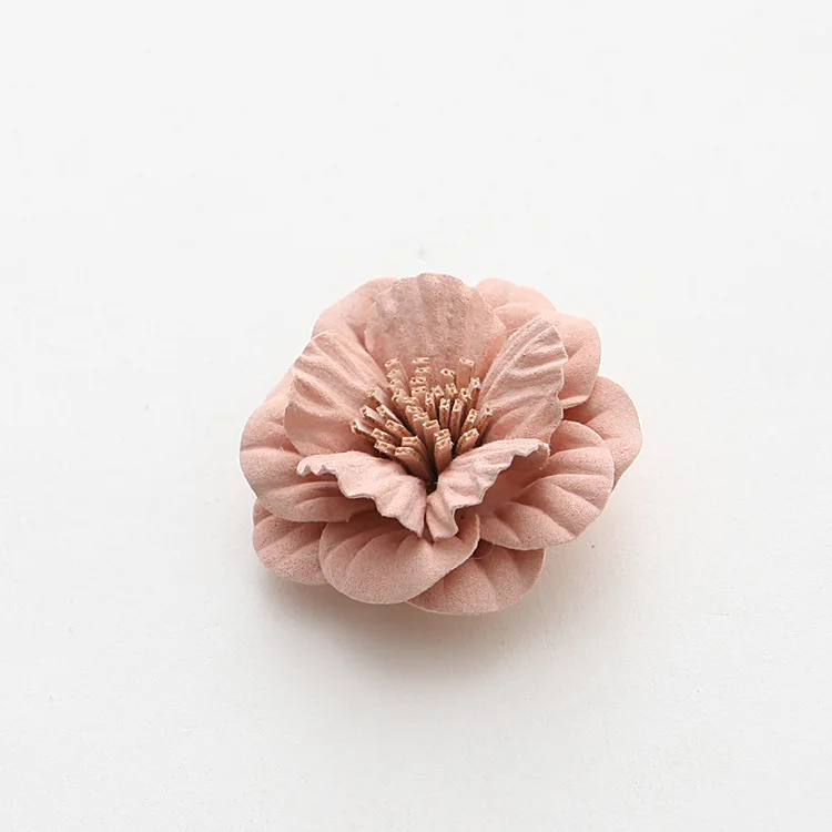 Искусственная ткань для новорожденных, микрофибра, цветы из Кореи, замша, 3D волосы, цветы для свадебного украшения - Цвет: 2