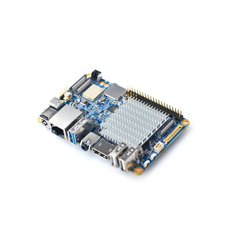 NanoPC-T4 Rockchip RK3399 Cortex-A72 Cortex-A53 VR AI OpenCV TensorFlow MIPI Dual band wifi M.2PC EC20 4G 16GB EMMC