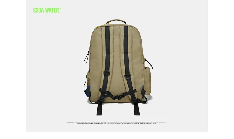 Школьный повседневный рюкзак для ноутбука, уличная сумка с несколькими карманами, мужской поясной ремень, сумка через плечо 205AI2018