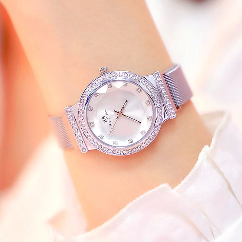 

2019 Silver Watch Women Quartz Watches Ladies Top Brand Luxury Female Wrist Watch waterproof Girl Clock Relogio Feminino whatch