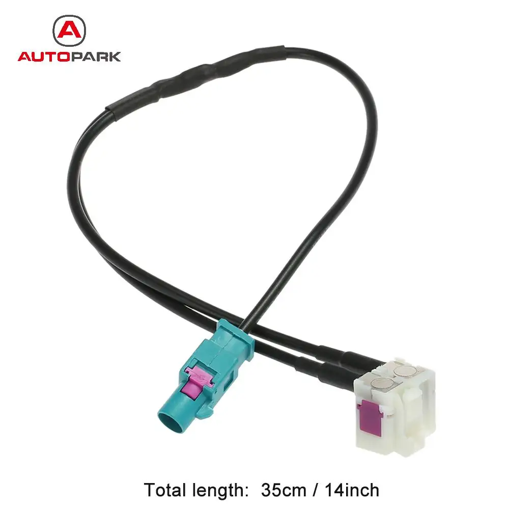 

Car Style Diversity Radio Antenne Adapter RF Cable Assemblies for VW Volkswagen Skoda RNS510 RCD510 FAKRA