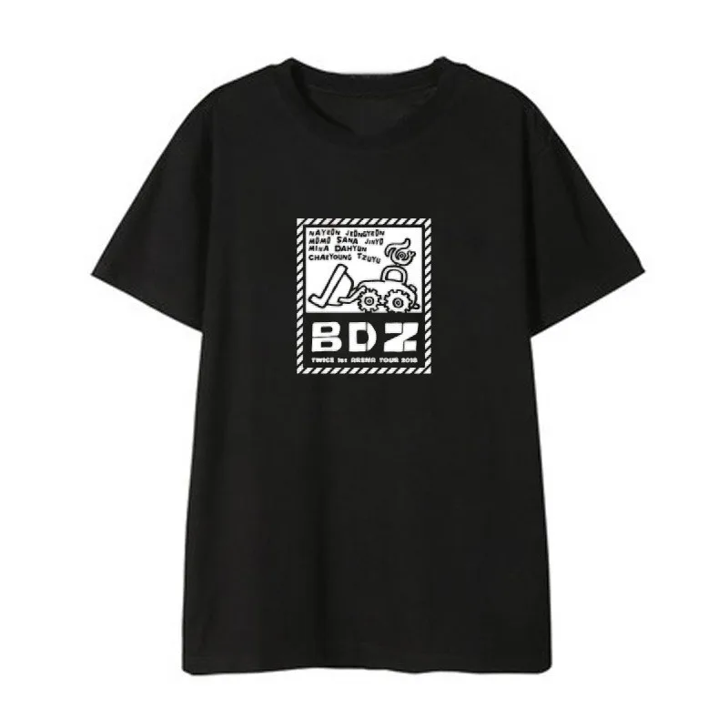 Kpop дважды BDZ Япония 1st альбом рубашки для мальчиков в стиле хип хоп Повседневная