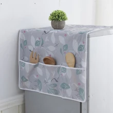 PEVA пыльный холодильник крышка загрузки мешок одной двери, двойной двери, холодильник полотенце для покрытия печати водонепроницаемый холодильник крышка