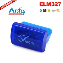 Hot viecar 2.0 elm327 super mini Bluetooth elm 327 OBD II auto code reader scanner