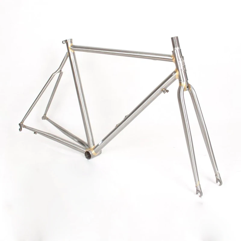 Chrome molybdenum steel FIXED gear Bike Copper plated frame DIY frame