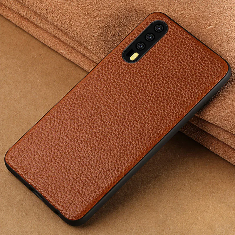 Чехол LANGSIDI из натуральной яловой кожи для Huawei P20 p30 Lite мобильный телефон Роскошный