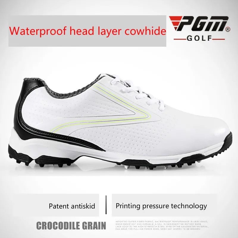 Высокое качество PGM обувь для гольфа мужские кроссовки для гольфа непромокаемые дышащие кроссовки для мужчин Proffessional Golf Trainer кроссовки