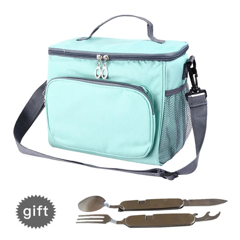 Adult Lunch box Cooler Bag Ladies insulated Food Picnic Cooling Bag Large Portable Backpack lunchboxes for boys men
