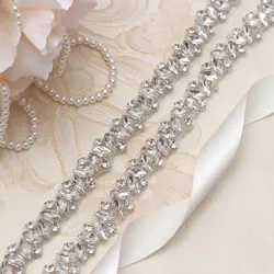 Бриллиантовый свадебный пояс MissRDress золотой кристалл свадебный пояс стразы свадебный пояс-лента для свадебного вечернего платья JK863