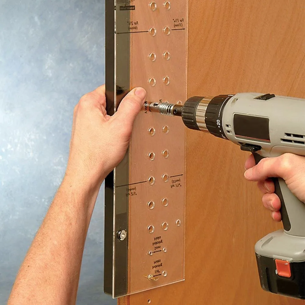 

Projects Reaming Shelf Pin Furniture Woodworking Hinge Mounting Home Bit Drilling Jig Tool Multifunctional Mini Cabinet Door