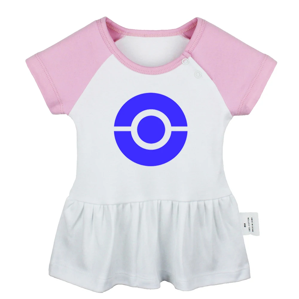 POKEMON Ash Ketchum шляпа логотип Eevee Семья Glaceon Jolteon Leafeon черный новорожденных платья для маленьких девочек малышей хлопковая одежда для