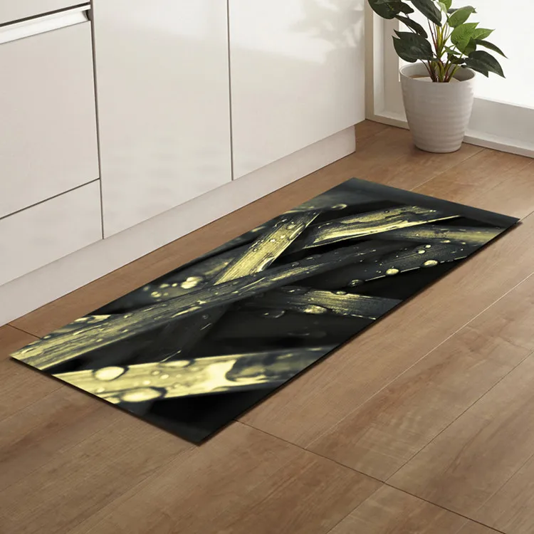 Бесплатная доставка мокрый темно-зеленый лист Alfombra абсорбент коврик для ванной коврик для Гостиная Спальня ковровое покрытие Tapete Infantil