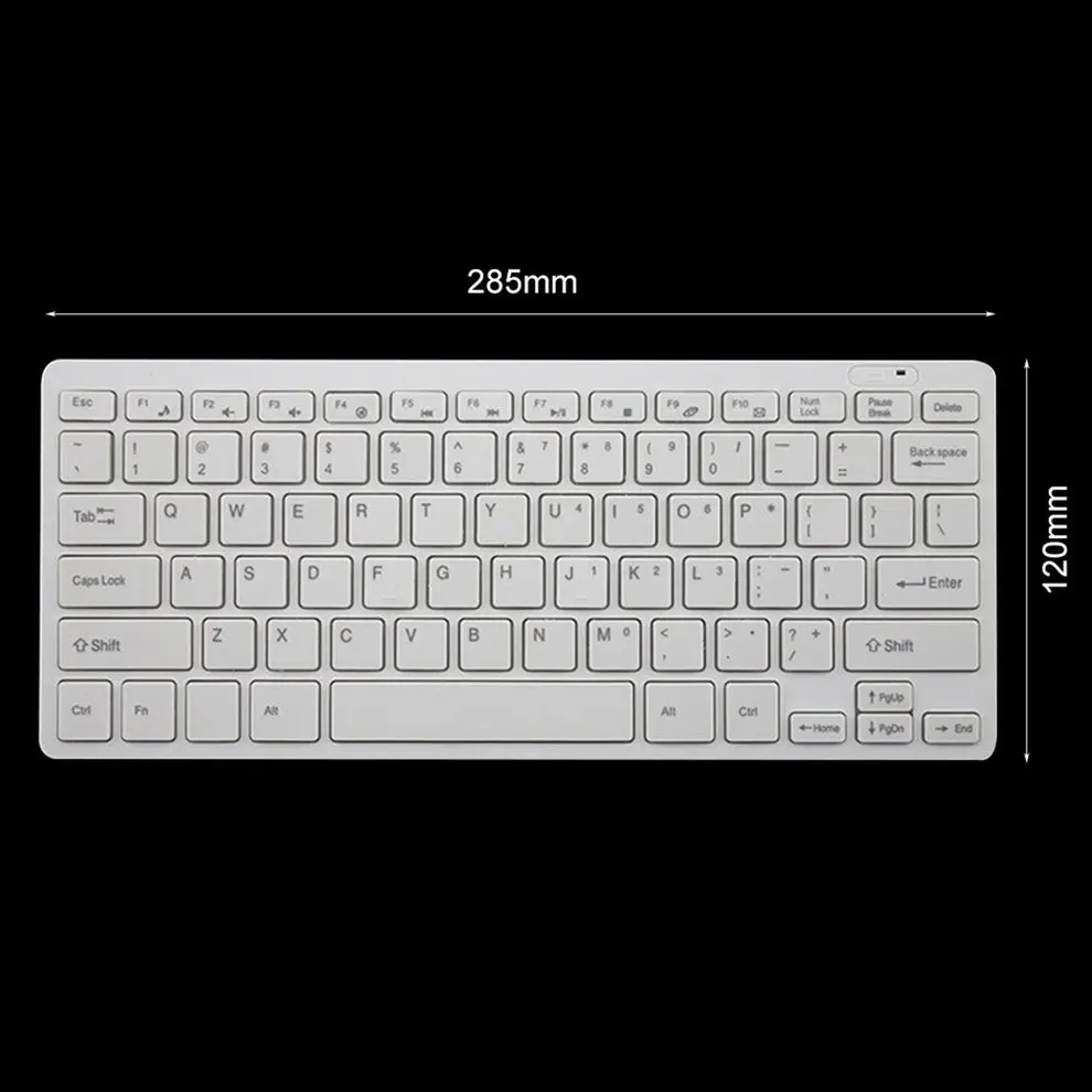 

2pcs White Mini 03 2.4G DPI Wireless Keyboard and Optical Mouse Combo for Desktop