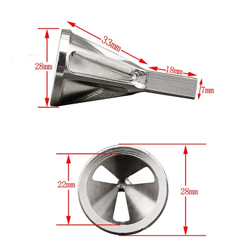 Инструмент для снятия заусенцев из нержавеющей стали, инструмент для снятия заусенцев, быстро Восстанавливающий поврежденный Размер 8-32