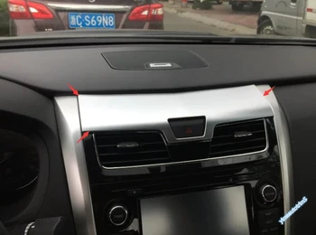 

Yimaautotrims Front Dashboard Warning Lights Switch Panel Molding Cover Trim Fit For Nissan Altima Teana 2016 2017 ABS Interior
