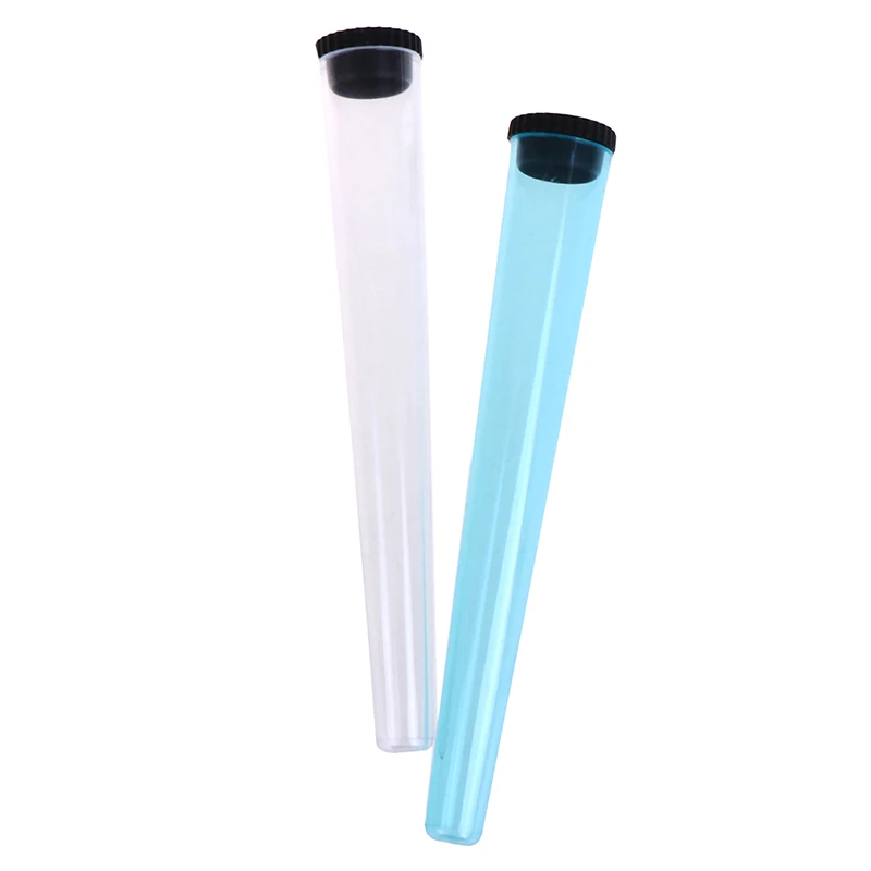 Cone Cigarette Storage Air Tight Tube Hard Plastic Pill Smoking Rolling Holder