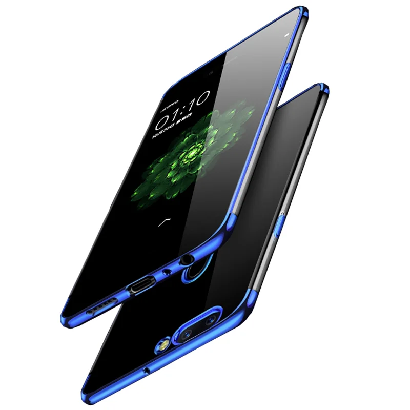 Мягкий чехол EXUNTON из ТПУ для OPPO R17 Pro R15 F9 F7 R15Dream защитный телефона A83|Чехлы-накладки|