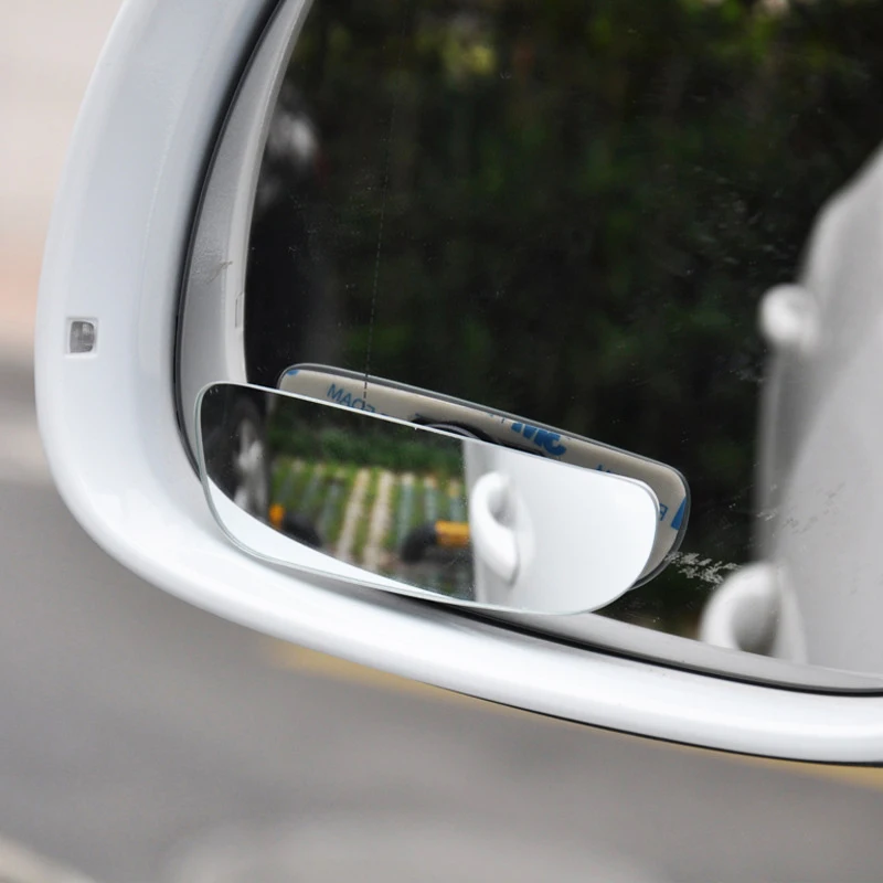 Rétroviseur de voiture, 1 paire, miroir de sécurité Auto, Angle mort, rotatif à 360 degrés, grand Angle réglable, convexe pour le stationnement