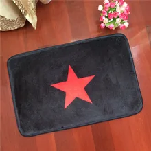 Уличный стиль хип-хоп, красный ковер со звездами, индивидуальная печать, фланелевые ковры, домашние прямоугольные Нескользящие