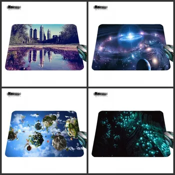 

Mairuige High Quality Hot Print Design Non-slip New Fixed Starry Earth Rectangle Mouse Pad Computer Game Pad 220x180X2mm